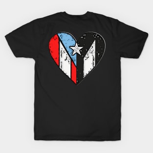 Puerto Rican Flags | Boricua Heart, Puerto Rico T-Shirt